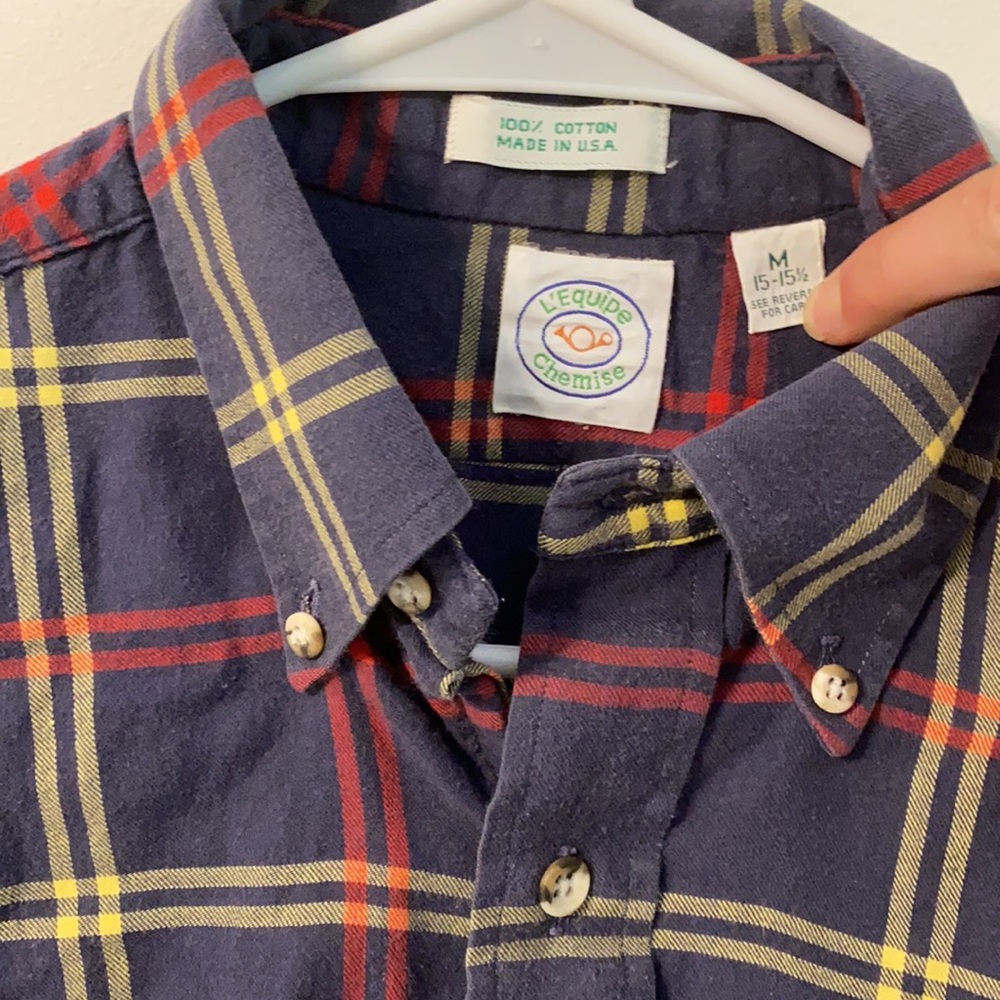 Plaid button down - Picture 2 of 2
